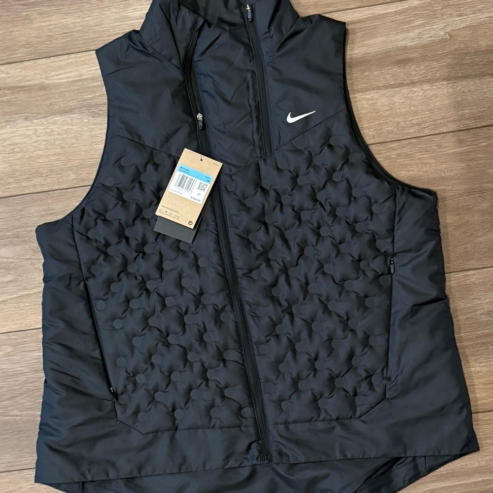 Nike Black Quilted Vest